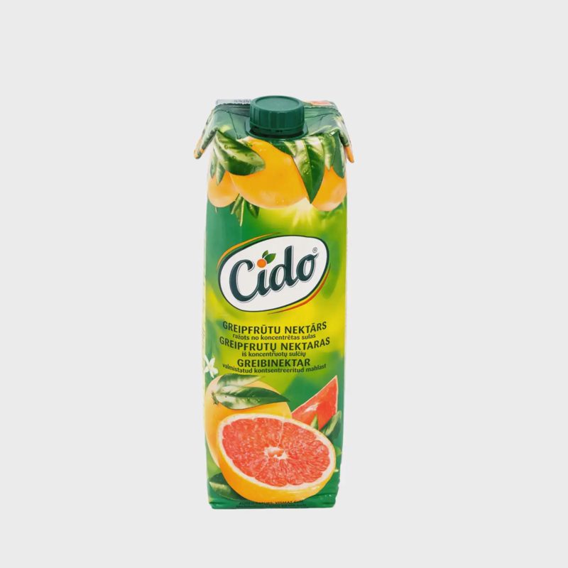 Rausvųjų greipfrutų nektaras CIDO, 1 l