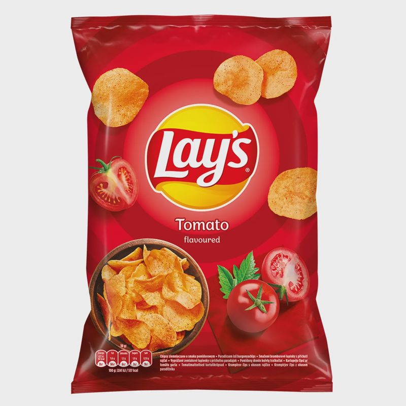 Pomidorų skonio bulvių traškučiai LAYS, 130 g