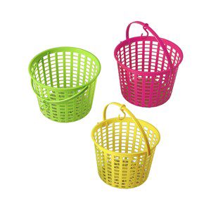 Cesta redonda con asa para pinzas de tender ROZENBAL.