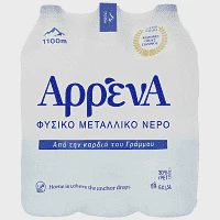 Arrena Φυσικό Μεταλλικό Νερό 6x1,5lt