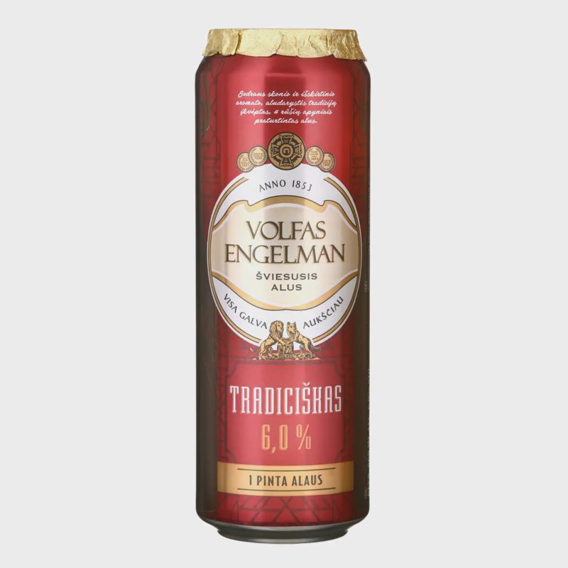 Alus VOLFAS ENGELMAN Tradicinis, 6 %, 0,568 l