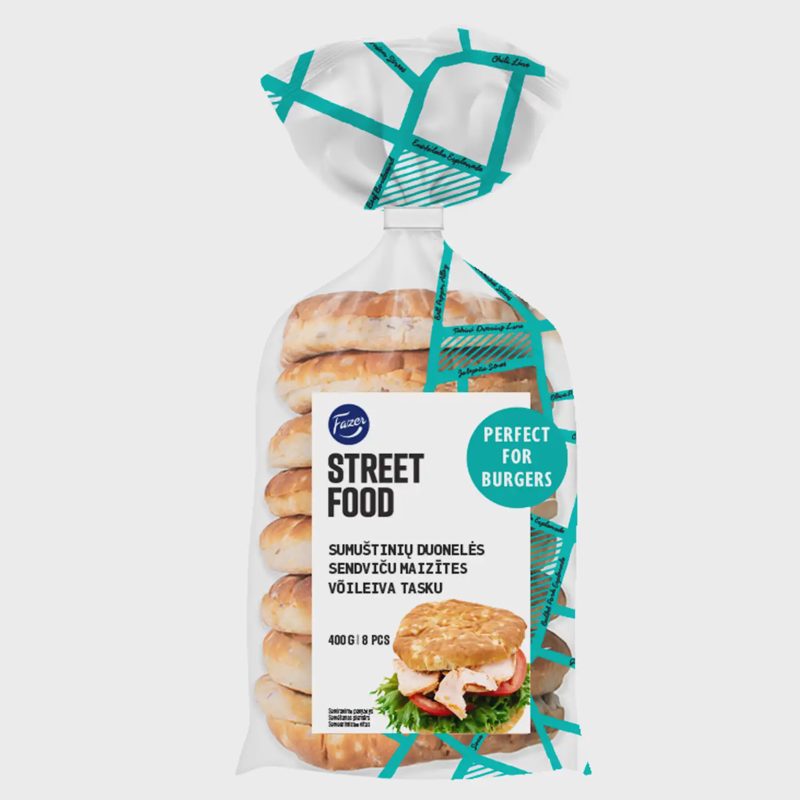 Sumuštinių duonelės FAZER STREET FOOD, 400 g