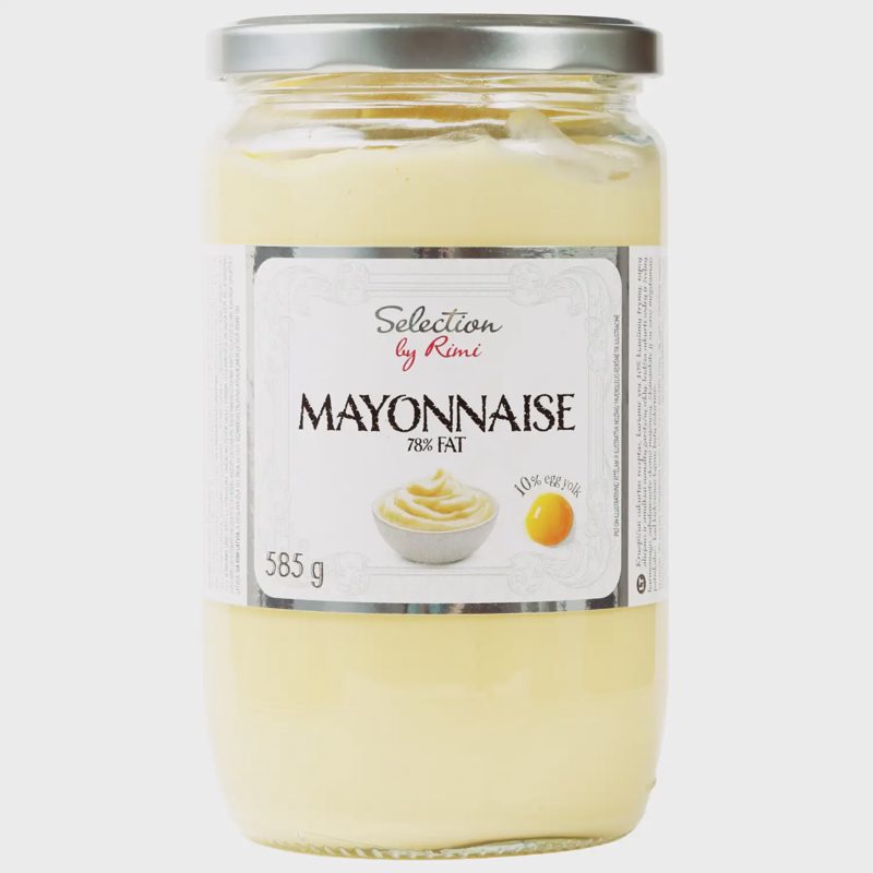 Majonezo rink. SELECTION BY RIMI, 78 %, 585 g