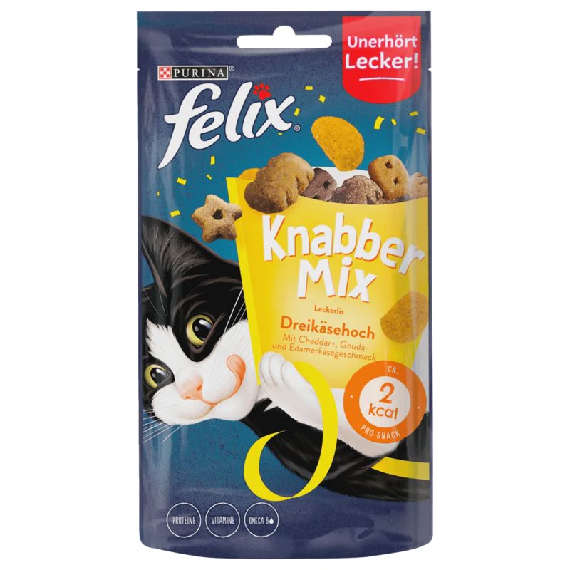FELIX Knabber mix Dreikäsehoch