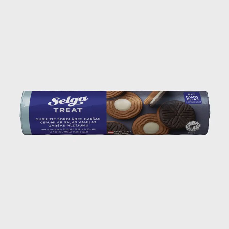 Sausainiai SELGA su sūd. van. sk. įd. 205 g