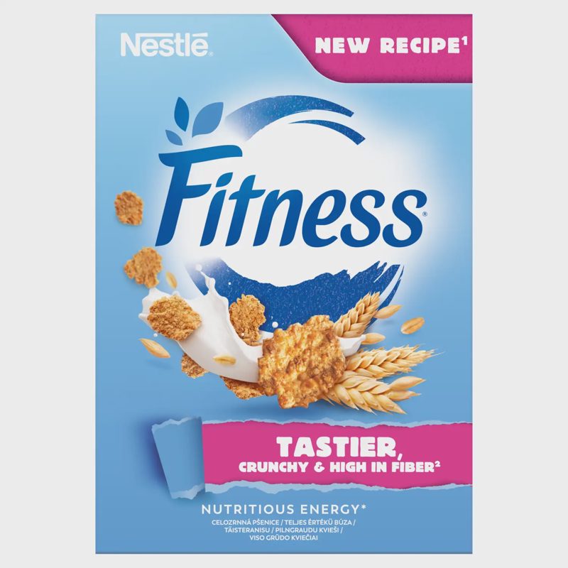 Kvieč. ir avižų dribsn. NESTLE FITNESS, 375 g