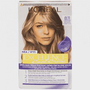 L'OREAL Excellence Βαφή Μαλλιών Ξανθό Ανοιχτό Ψυχρό Ν.8.11