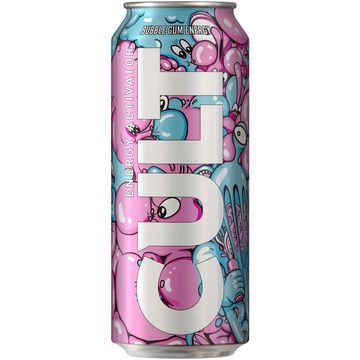 Energinis gėrimas CULT BUBBLE GUM, 500 ml