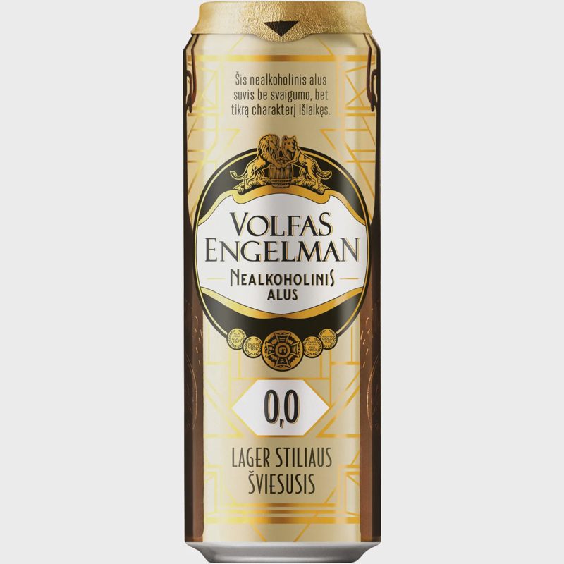 Nealk.alus VOLFAS ENGELMAN, 0,5 %, 0,568 l