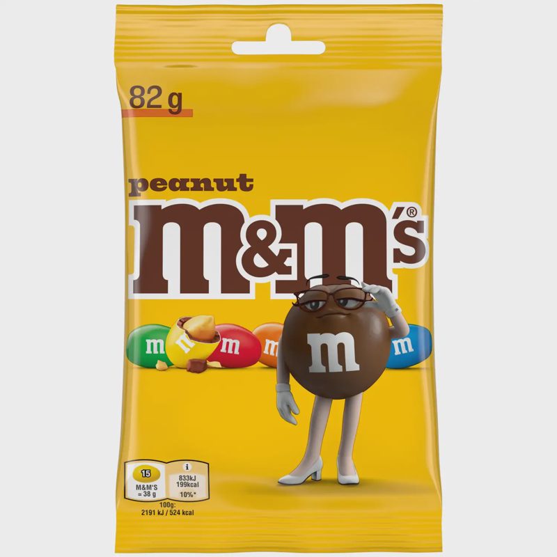Dražė M&M'S PEANUT, 82 g