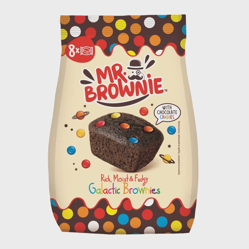 Šok. keks. su pien. šok. MR BROWNIE, 200 g