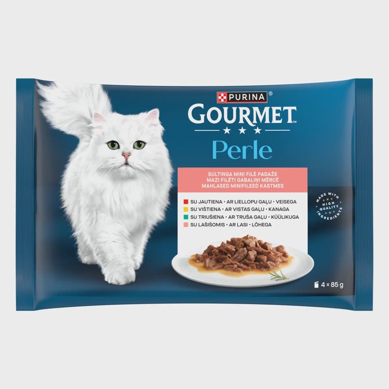 Kons. katėms su jautien. GOURMET,4x85g