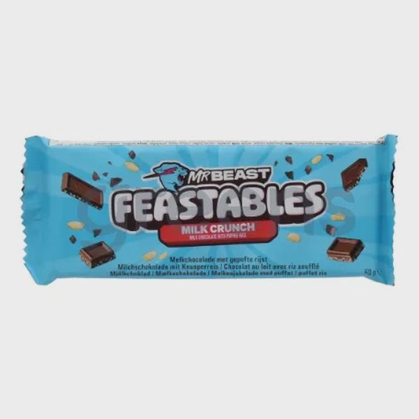 Feastables By Mr Beast Milk Crunch Bar 60g