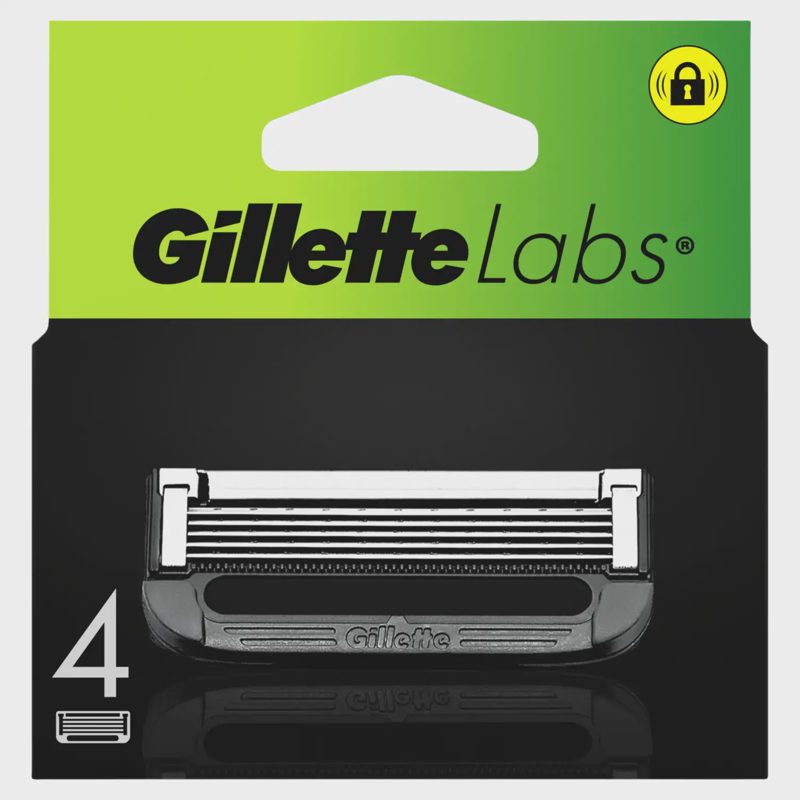 Skutimosi galvutės GILLETTE LABS, 4 vnt