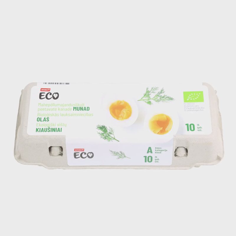 Ekol. vištų kiaušin.Rimi Eco,M/L,10 vnt.