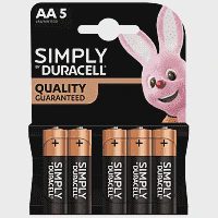 Duracell Μπαταρίες Simply Alc Duracell MN-1500 AA 5τεμ