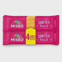 Misko Μακαρόνια Νο6 Οικογενειακή Συσκευασία 4x500gr