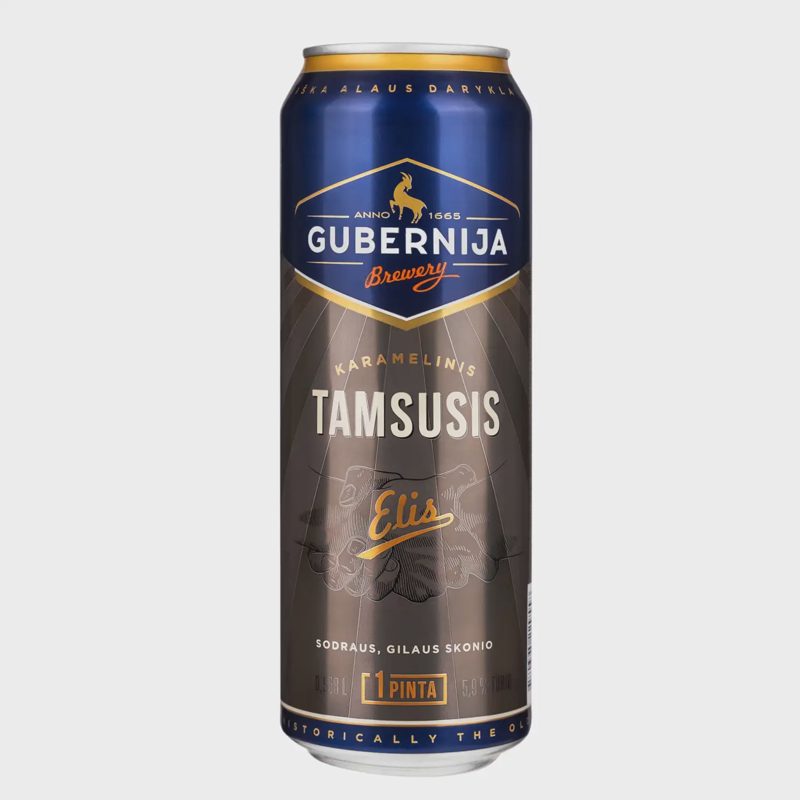 Alus GUBERNIJA Tamsusis Elis, 5,9%, 0,568 l
