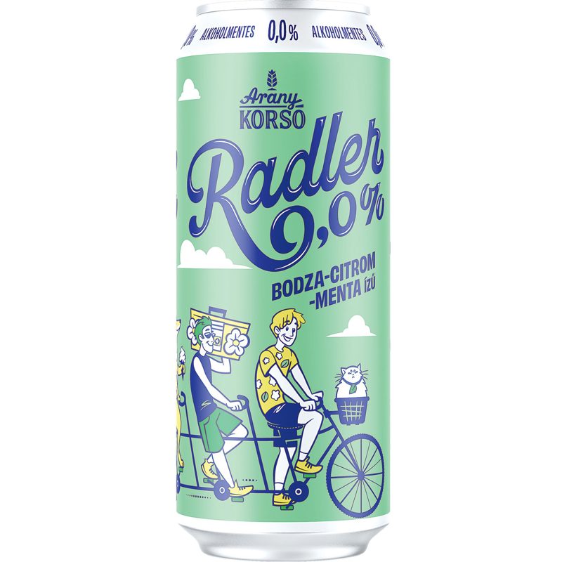 ARANY KORSÓ ALKOHOLMENTES RADLER +50 FT BETÉTDÍJ