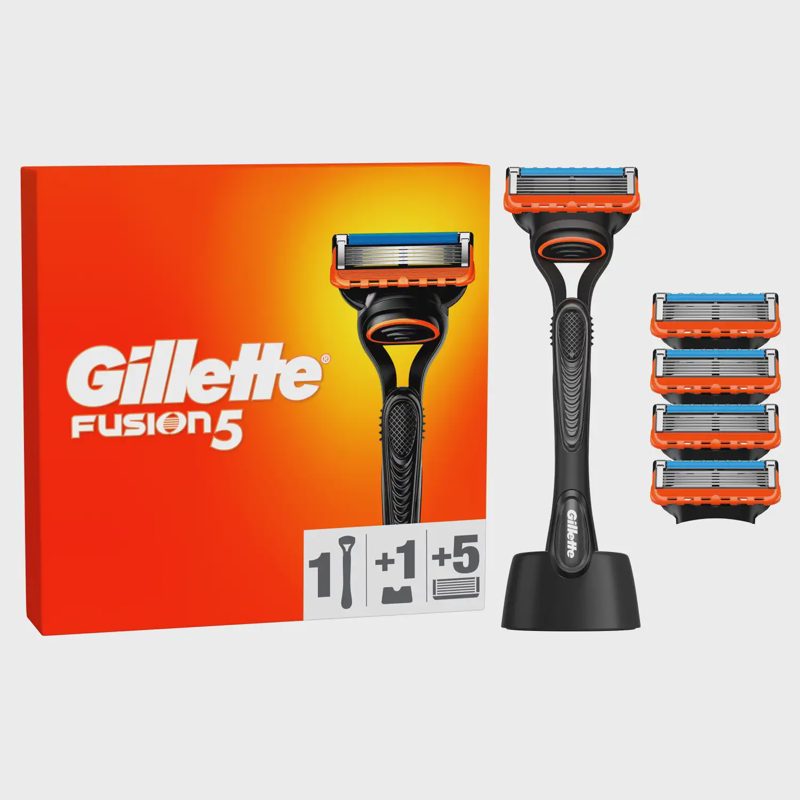 Skustuvas GILLETTE FUSION, 5 skut. galvutės