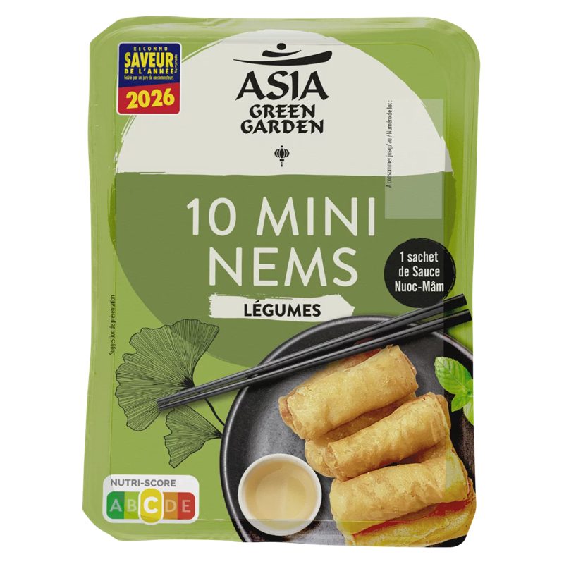 10 mini nems aux légumes