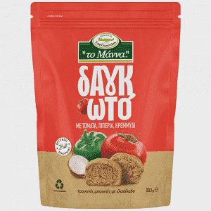 Το Μάννα Δαγκωτό Με Τομάτα Πιπεριά Κρεμμύδι 110gr