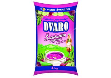 DVARO šaltibarščių rūgpienis, 6 % rieb., 1 kg