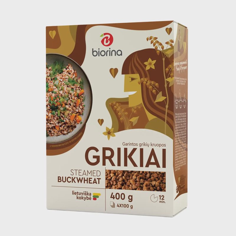 Garinti grikiai BIORINA, 4 x 100 g