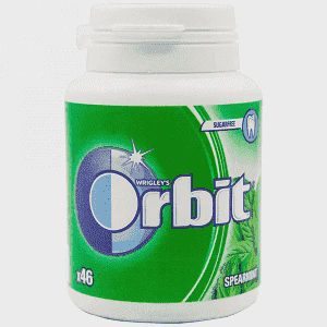 Orbit Τσίχλες Spearmint Μπουκάλι 46τεμ