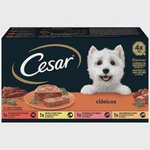 Cesar Special Adult Γαλοπούλα & Μοσχάρι Για Σκύλους 4x150gr