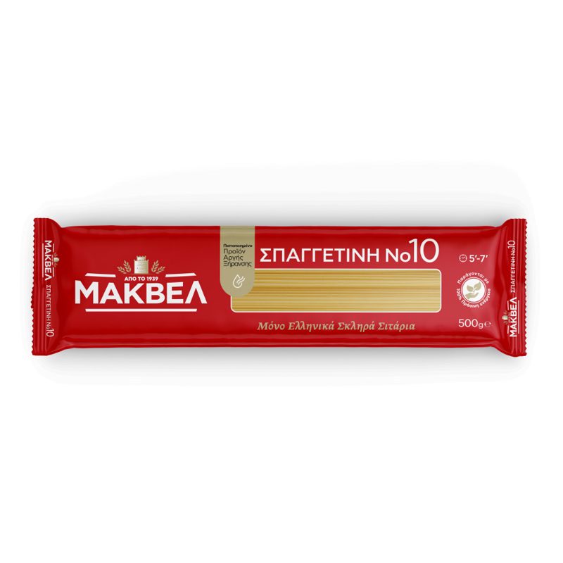 ΜΑΚΒΕΛ Σπαγγετίνη Νo 10 500gr