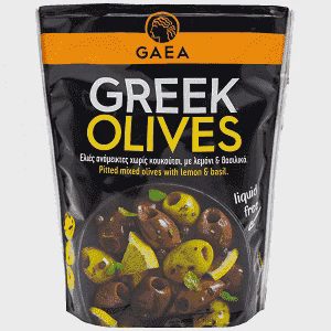 Gaea Ελιές Ανάμεικτες Χωρίς Κουκούτσι Σακουλάκι 150gr