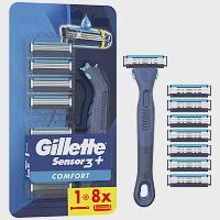 Gillete Sensor 3+ Comfort (Δωρό 8 Ανταλλακτικές Λαβές)