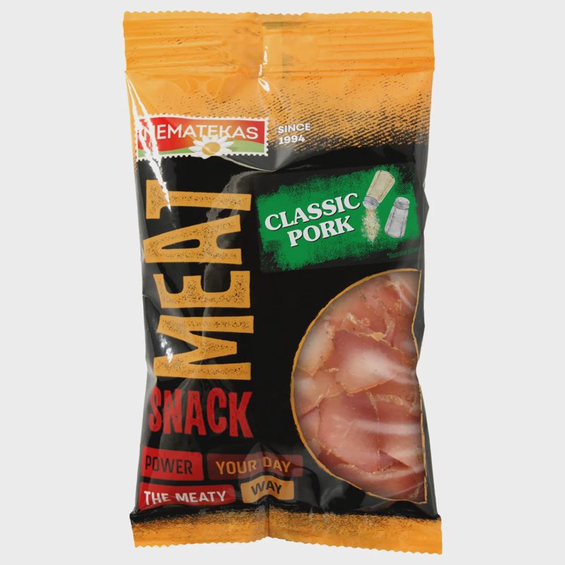 Vyt. kiaul. nug. MEAT SNACK, klas. sk. 50 g