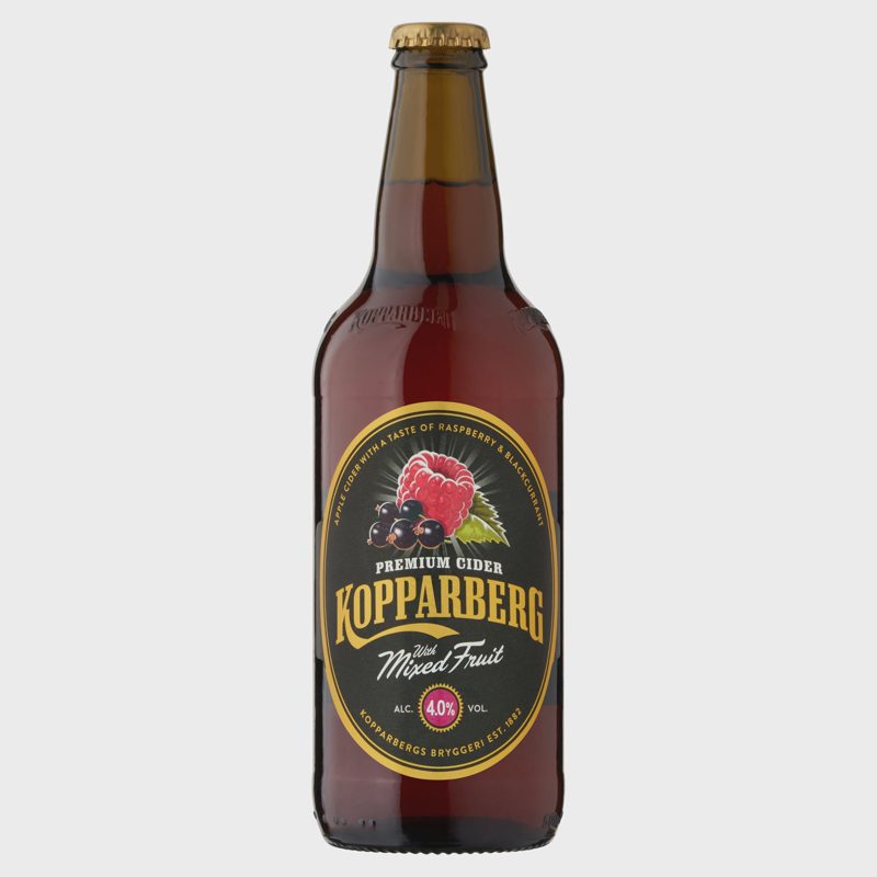 Sidras KOPPARBERG MIXED FRUIT, 4 %, 0,5 l