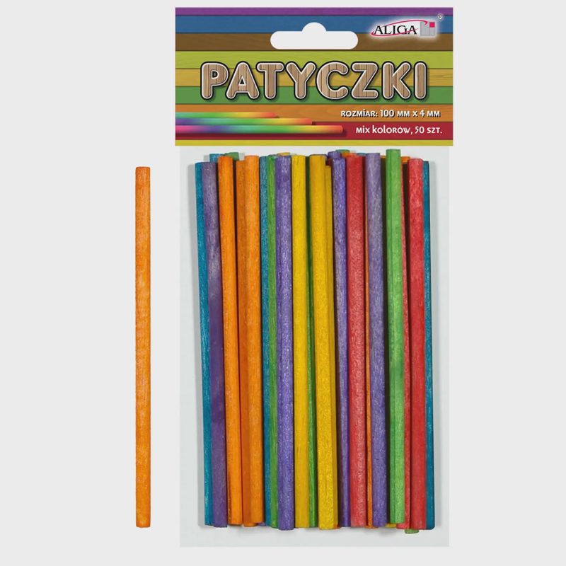 Skaičiavimo pagaliukai ALIGA, 50 vnt, BS25