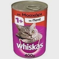 Whiskas Κονσέρβα Πατέ Μοσχάρι 400gr