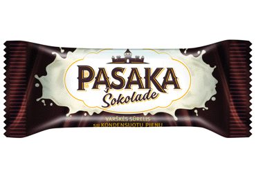 Šokoladu glaistytas varškės sūrelis PASAKA su sutiršt.pienu, 21%, 40 g