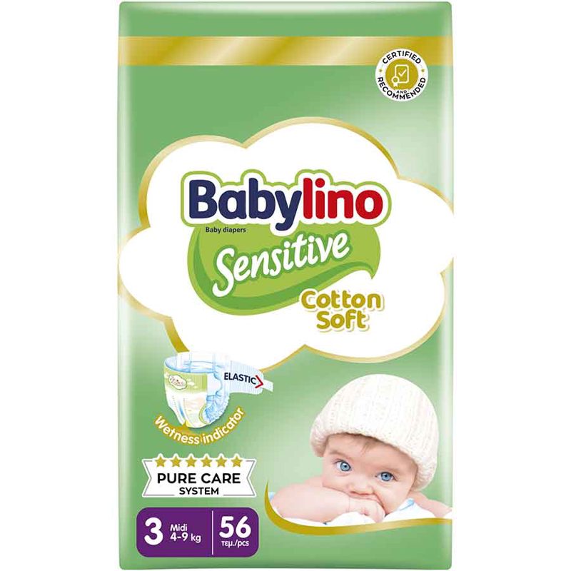BABYLINO SENSITIVE ECONOMY PACK NO 3 (4-9kg) X56