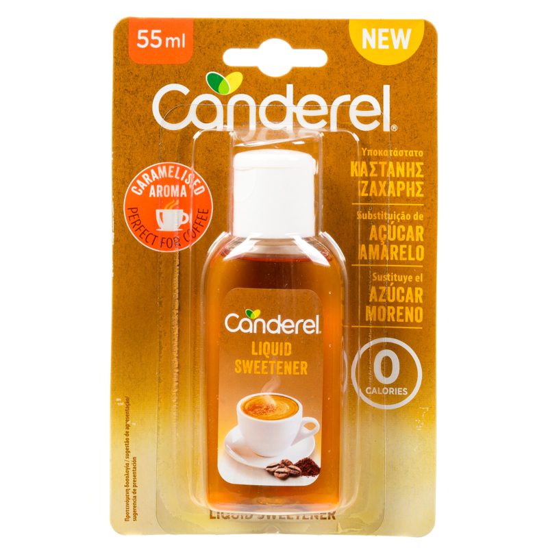 Canderel Υγρό Υποκατάστατο Καστανής Ζάχαρης 55ml