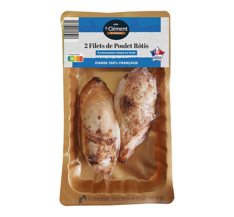 2 filet de poulet rôtis