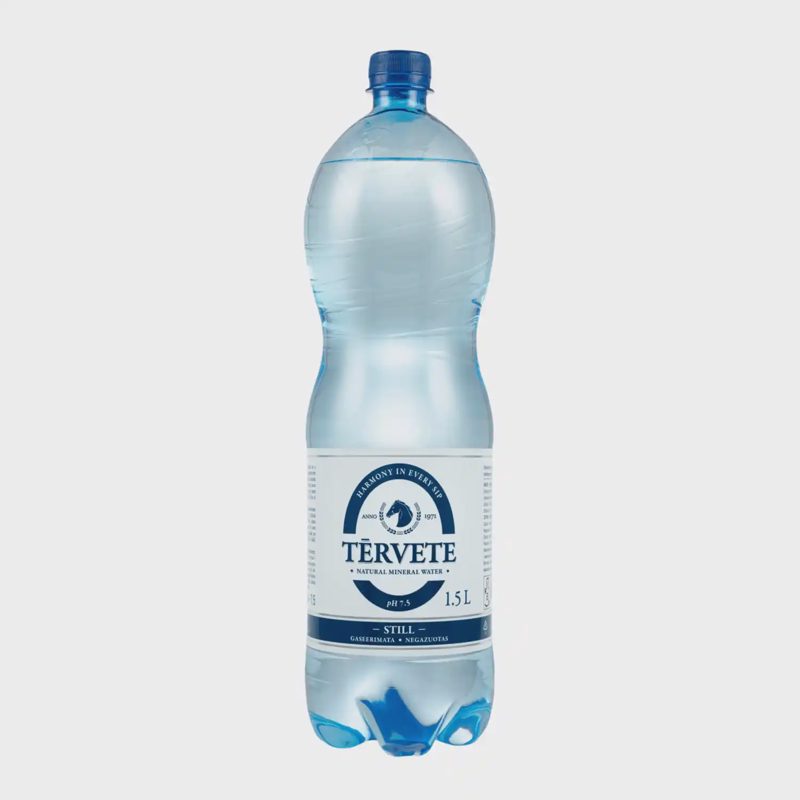 Negazuotas mineralinis vanduo TERVETE, 1,5 l