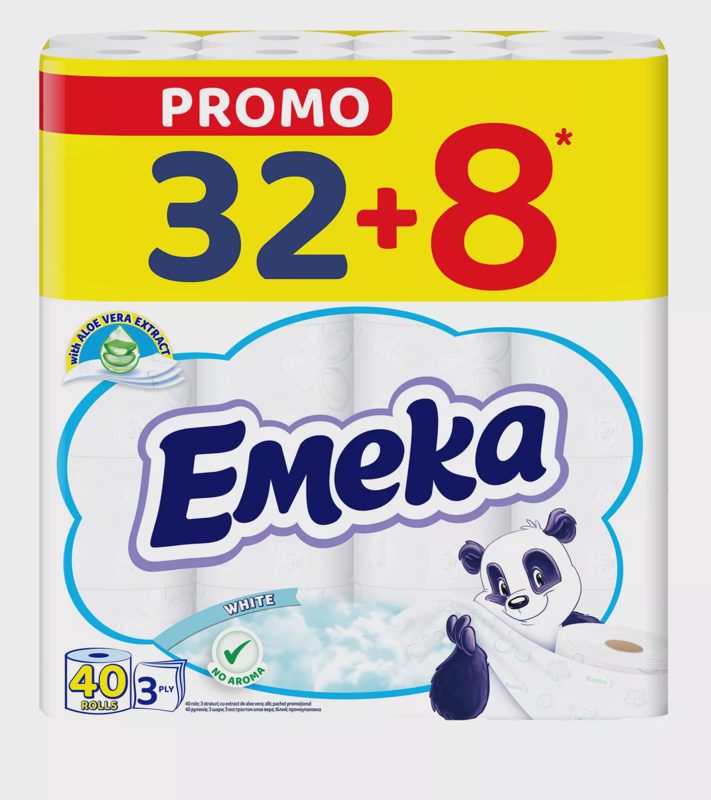 Тоалетна хартия 32+8 бр.