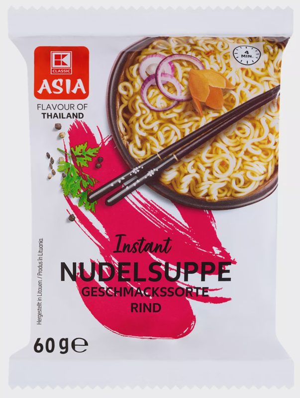 Instantní nudlová polévka příchuť hovězí