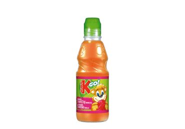 Morkų, aviečių ir obuolių nektaras KUBUŠ GO, 300 ml