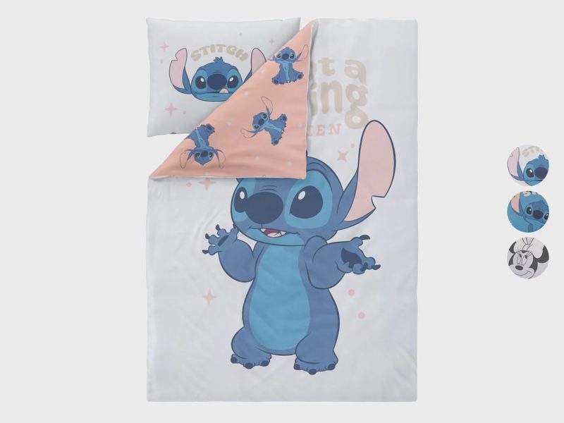 Dětské ložní povlečení Minnie & Mickey / Stitch, 140 x 200 cm, 70 x 90 cm