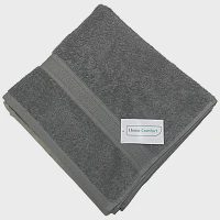 Home Comfort Πετσέτα Γκρι 70x140cm 100 % Βαμβάκι