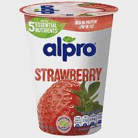 Alpro Φυτικό Eπιδόρπιο Σόγιας Φράουλα 500gr