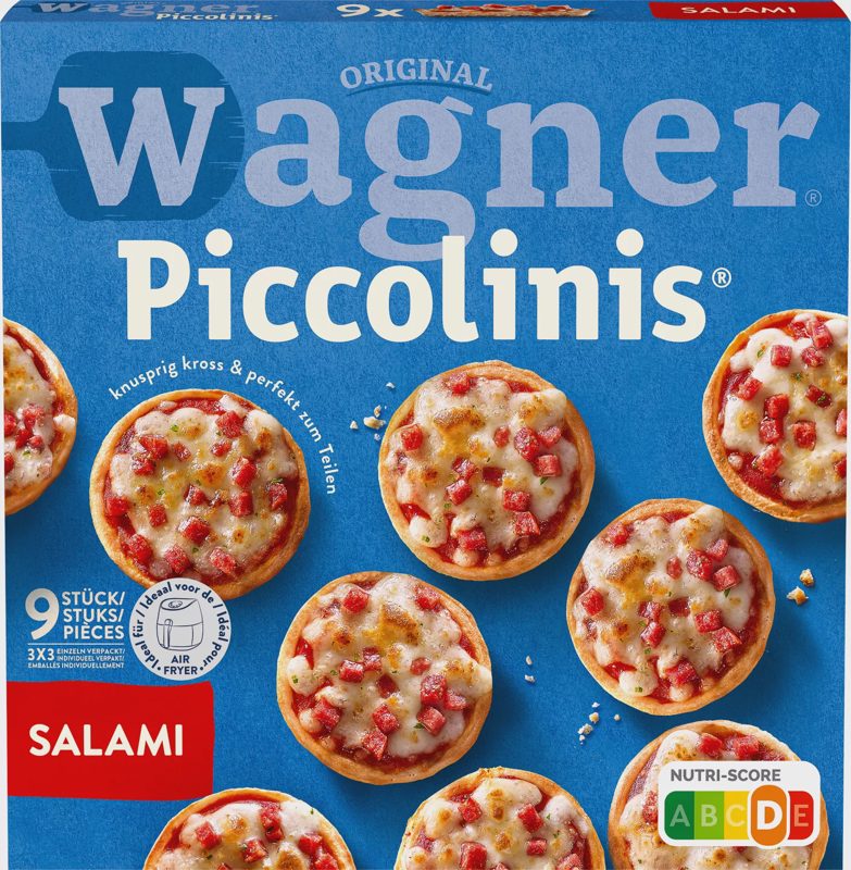 Wagner Piccolinis mini pizza salami