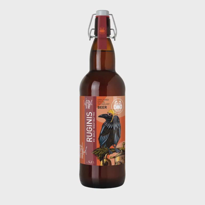 Šv. RUGINIS alus AUKŠT. BRAVORAI, 5,2 %, 1 l